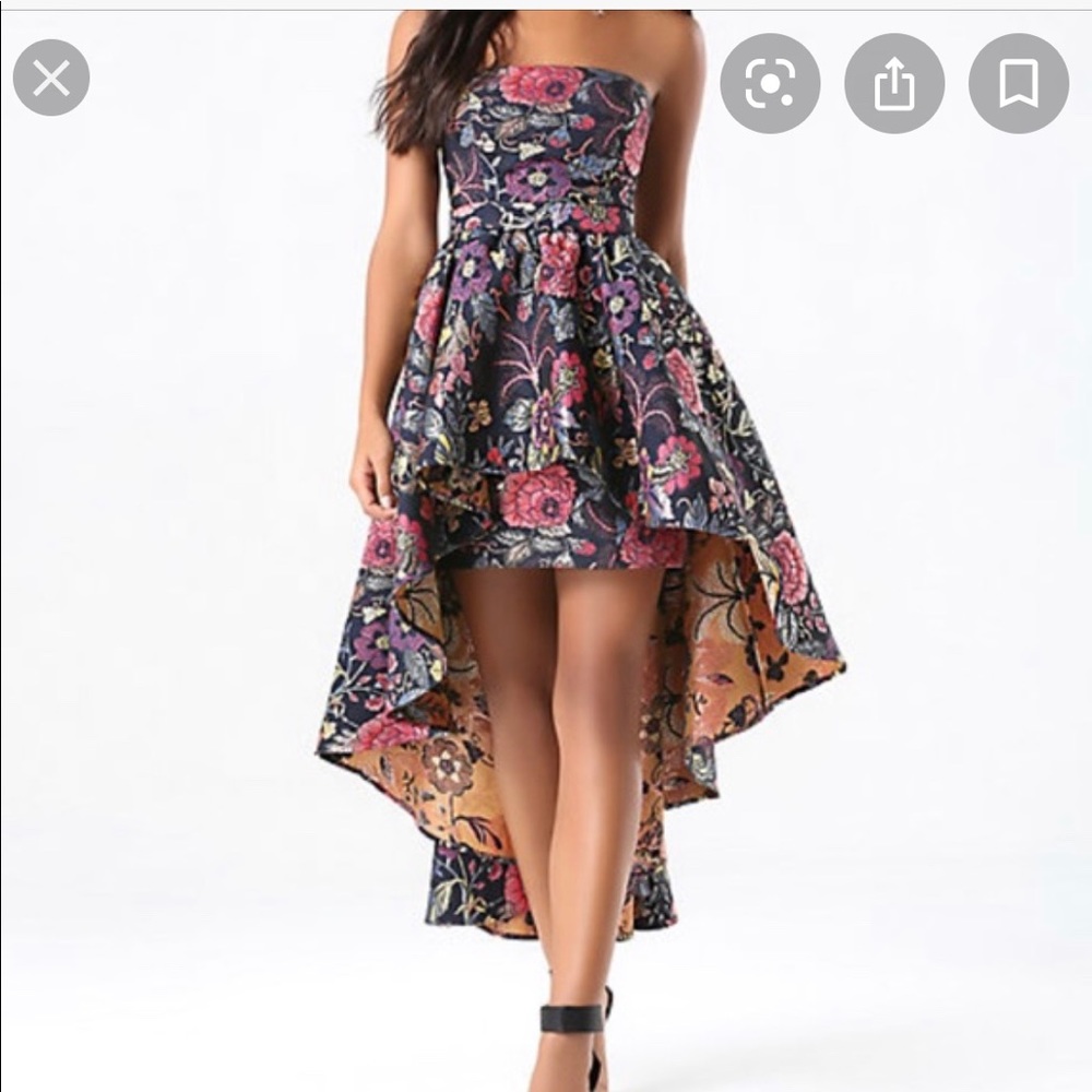 ISO Bebe dress from 2015 holiday collection.